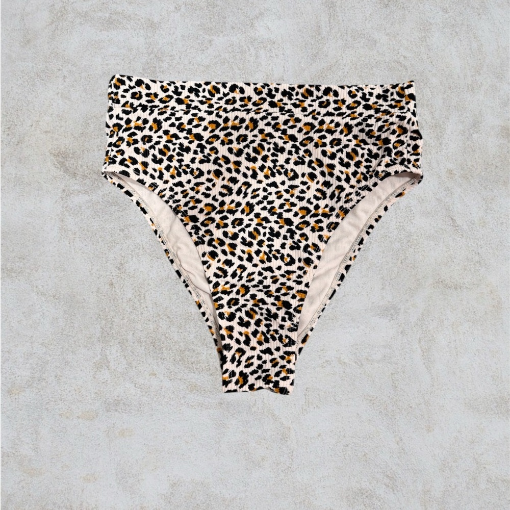 Xhilaration Leopard Print Swim Bottoms